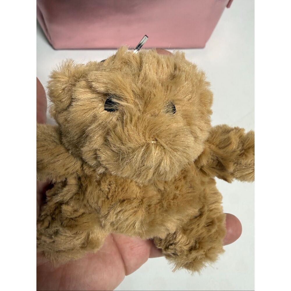 Jellycat Bartholomew Bear Bag Charm - Teddy Bear Plush Keychain - Picture 4 of 9